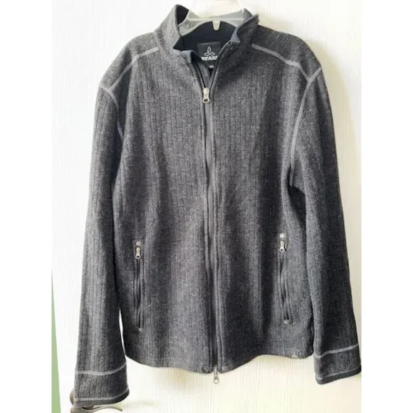 prAna Barclay Wool Blend Sweater - Men's Medium - Picture 2 of 6